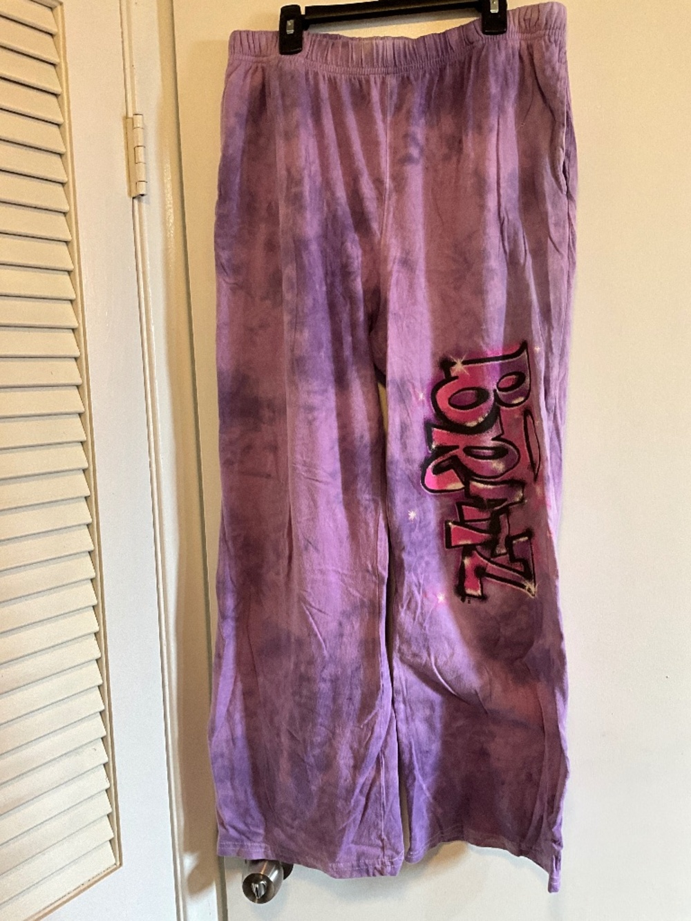 S Bratz Sweatpants Purple Tie Dye